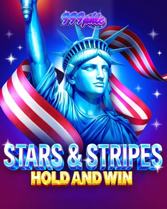 Tampilan visual slot Stars & Stripes Hold and Win dengan tema perayaan Amerika